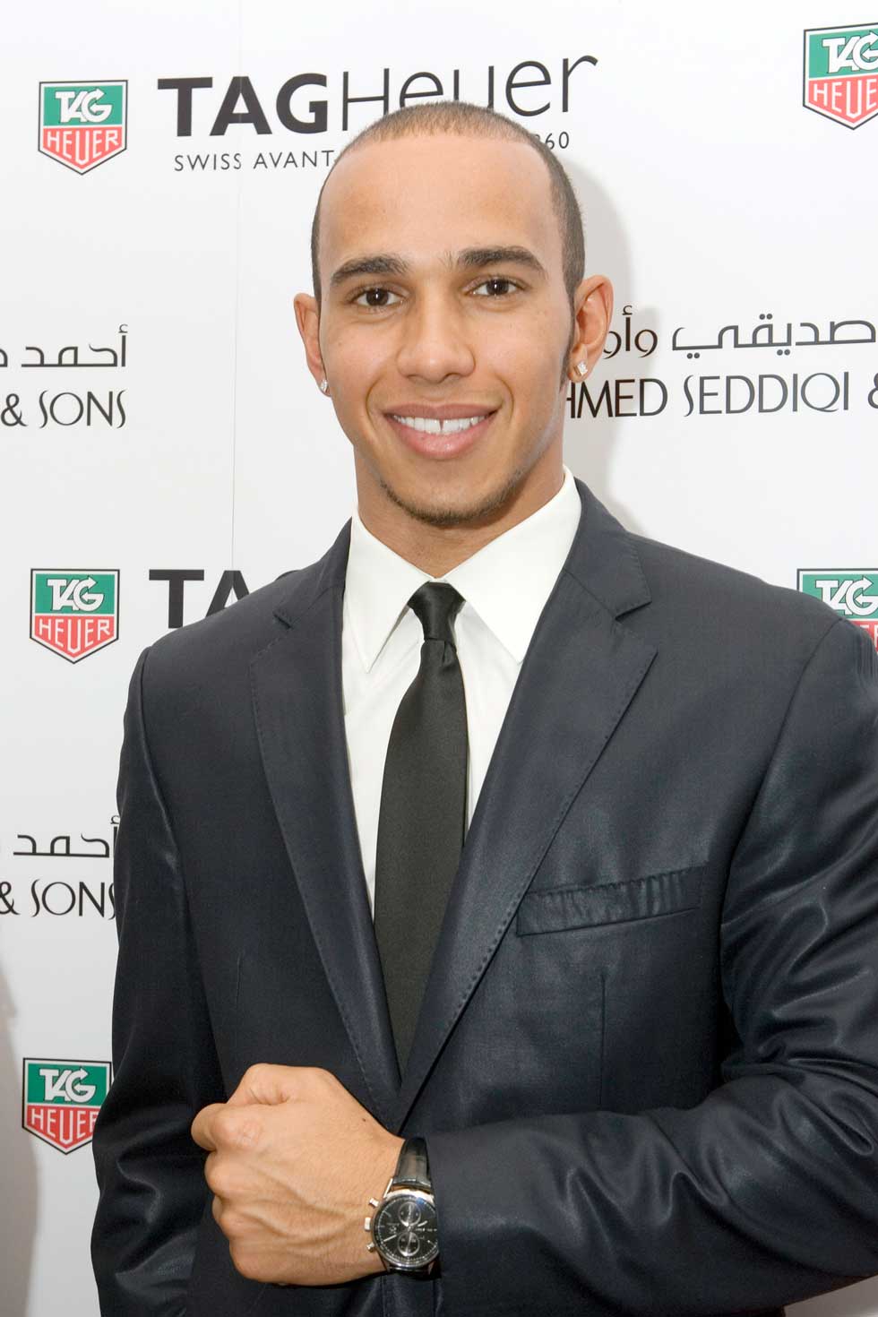 LHLewisHamiltonatTAGHeuerEventninDubai Watches World Lewis Hamilton