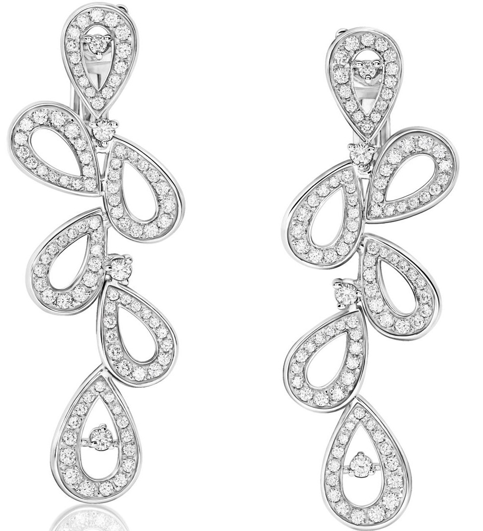 MontblancCollectionPrincesseGracePetalesdeRoseearrings Watches World Montblanc Collection Princesse Grace PetalesdeRose earrings