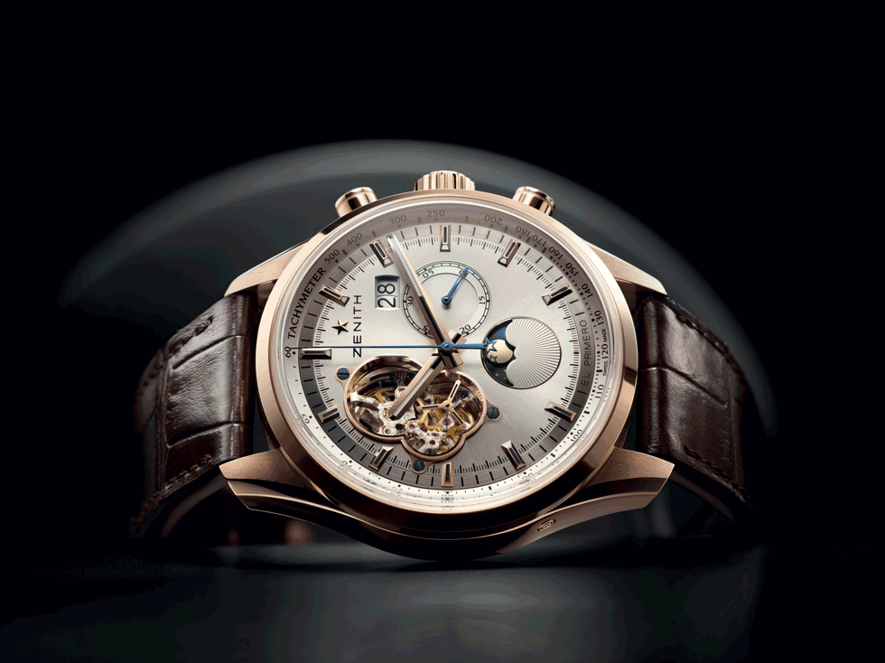 ZenithElPrimeroChronomasterOpenGrandeDateMoonSun2012 Watches World Zenith ElPrimeroChronomasterOpenGrandeDateMoonSun 2012