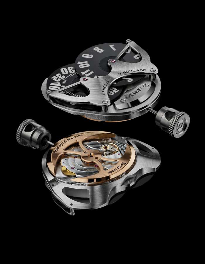 HM5 Double Watches World Movimiento mecánico