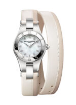 BaumeetMercierLineastrapwhitefront Watches World