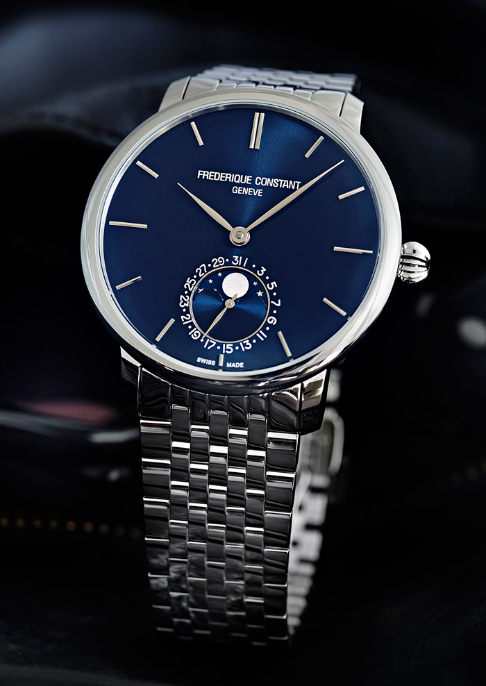 sfFCSlimlineMoonphaseManufactureFC705N4S6B Watches World sfFC Slimline Moonphase Manufacture FC 705N4S6B