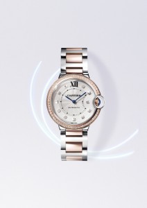 BallonBleu de Cartier in steel and pink gold