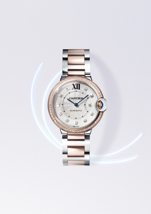 BallonBleu de Cartier in steel and pink gold Watches World BallonBleu de Cartier in steel and pink gold