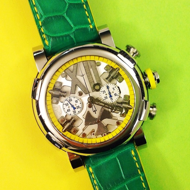 The Steampunk Chrono welcomes its latest Brasil Edition - limited to only 14 pieces