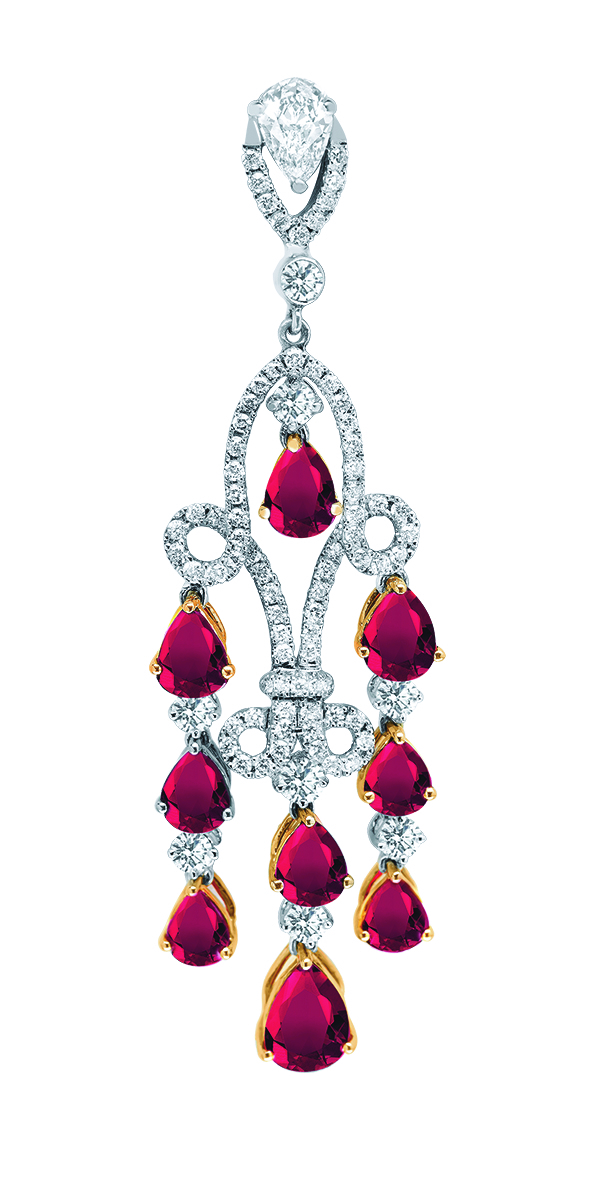 PENDIENTES RUBIES GOTA Watches World PENDIENTES RUBIES GOTA