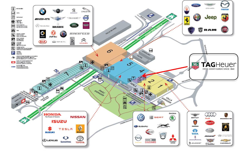 TAG Heuer Ginebra Auto Show Watches World TAG Heuer Ginebra Auto Show