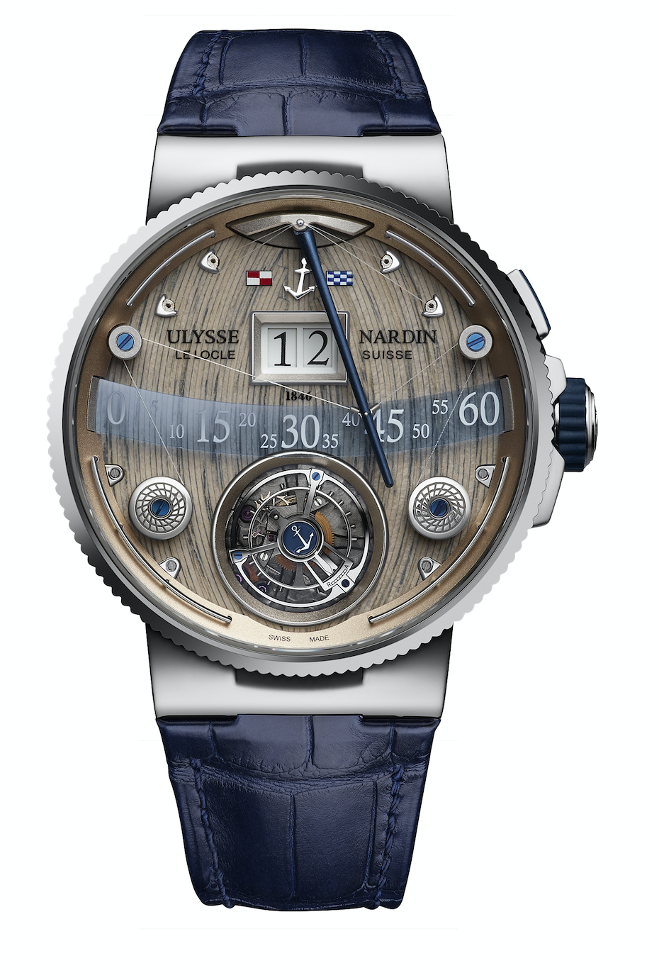 UlysseNardin2016GrandDeckMarineTourbillon Watches World Ulysse Nardin 2016 Grand Deck Marine Tourbillon