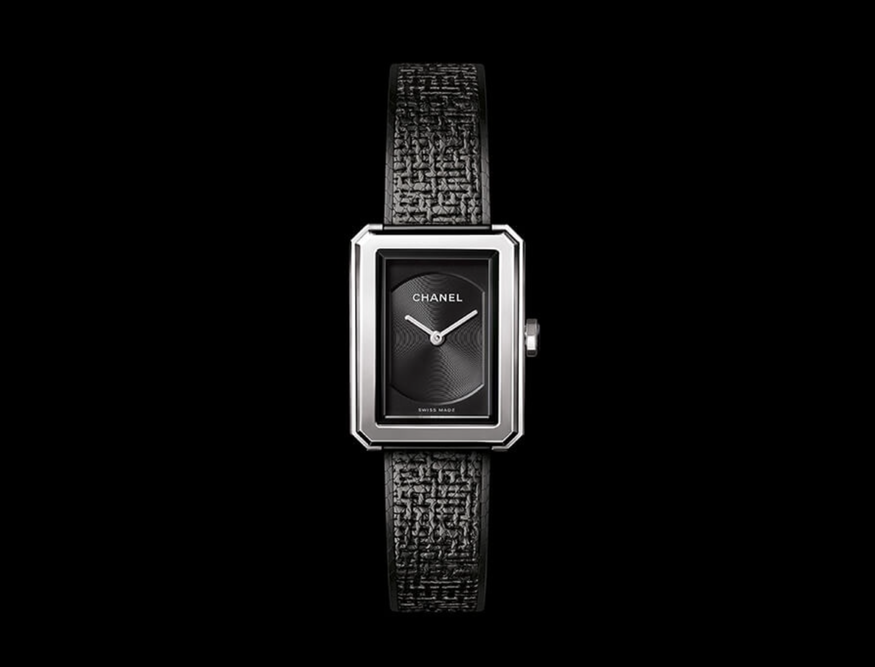 Chanel Boy Friend negro 2 Tweed Watches World Chanel Boy Friend negro 2 Tweed