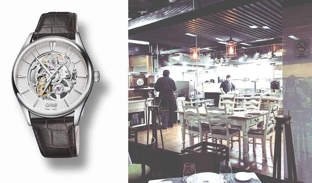 Oris_SINAIA_restaurante_polanco_chef_Poncho_Alberto_Artelier_Skeleton_Watches_World