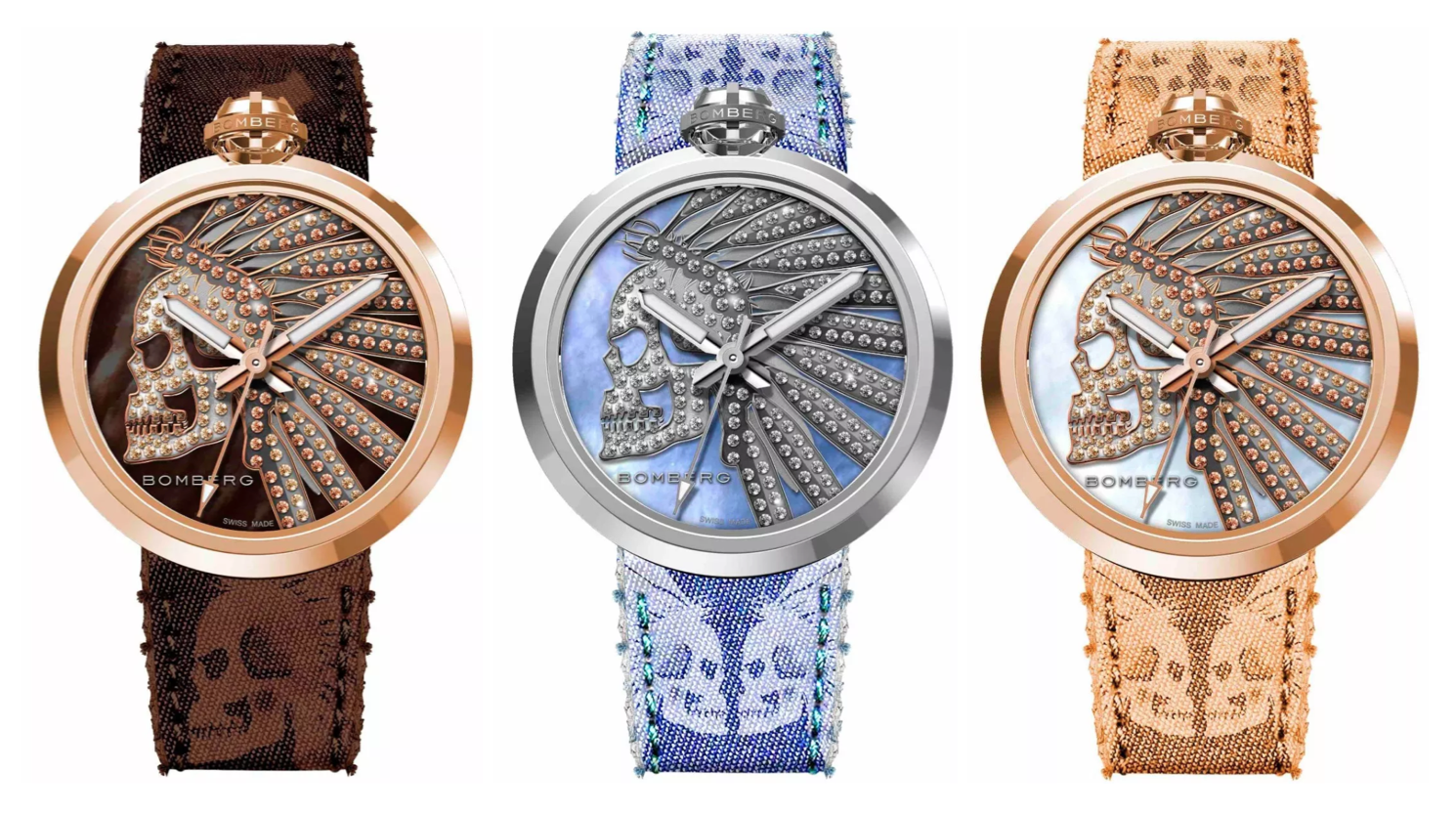 BombergIndian SkullFixed1968ladies Watches World