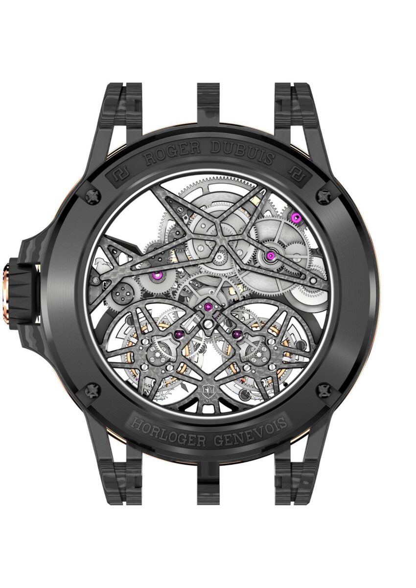 RogerDubuisExcaliburSpiderSkeletonDoubleFlyingTourbillonCaliber Watches World