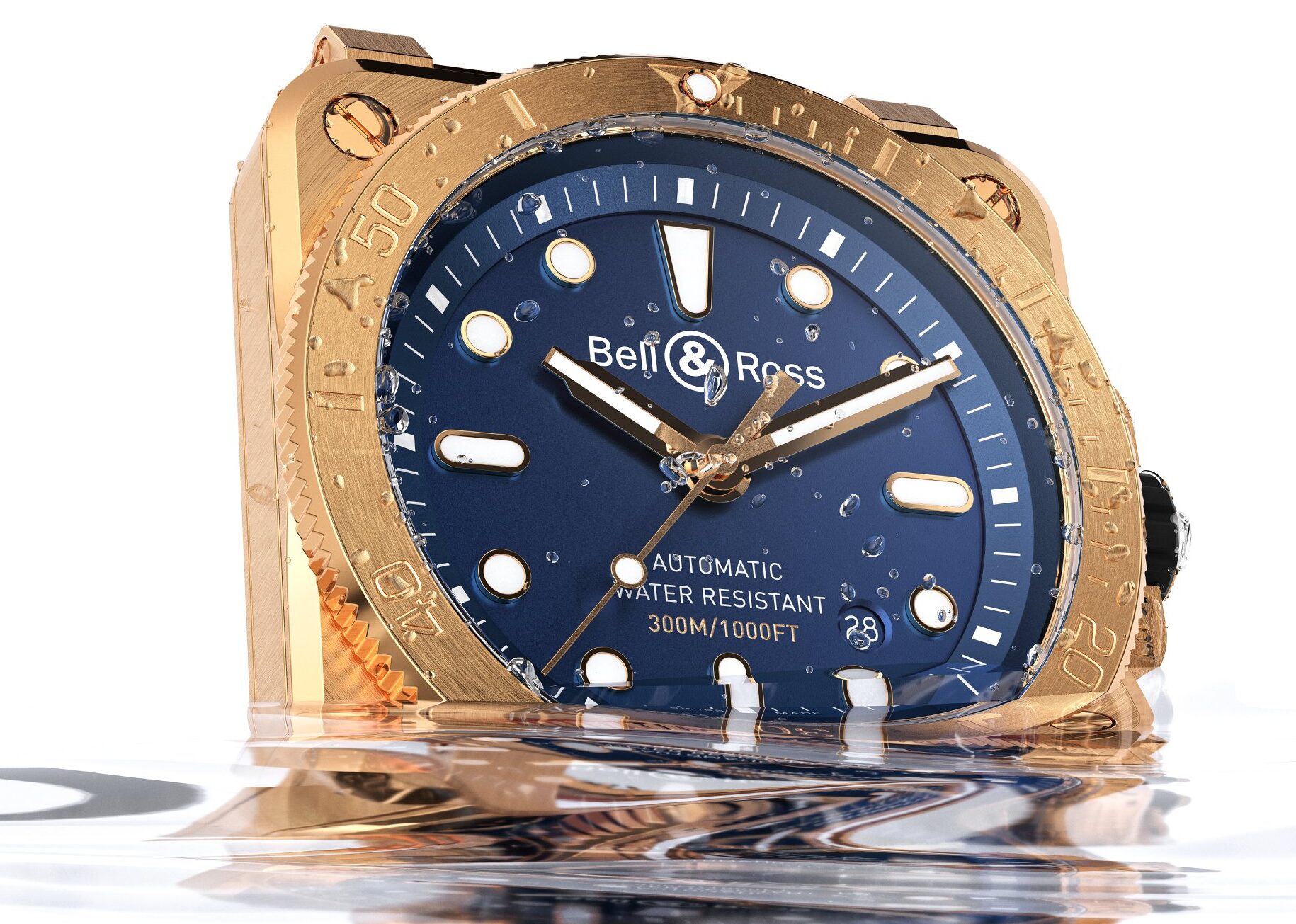 Bell Ross BR03-92 Diver Bronze Navy Blue