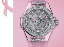 relojes rosas cáncer de mama