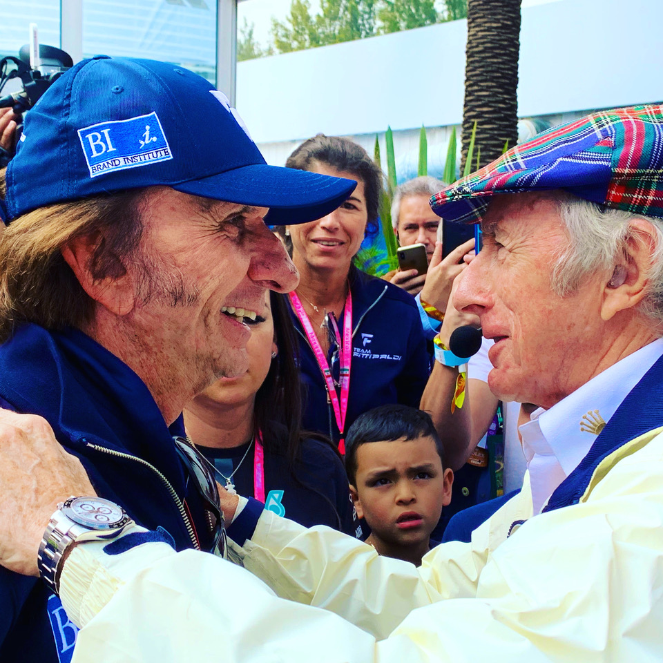 Fittipaldi y sir jackie Stuart Watches World