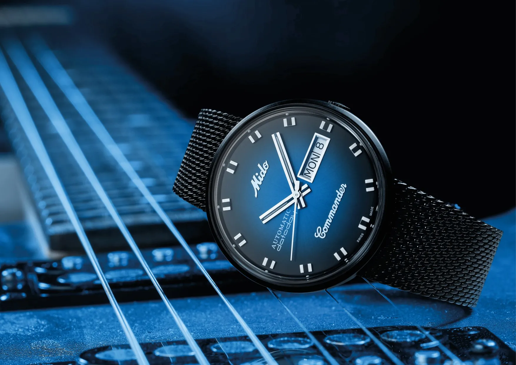 Mido Commander Blue Shade