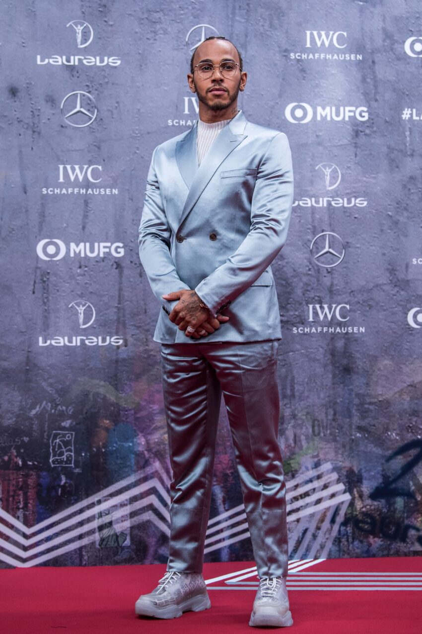 IWC Laureus Sports for Good 2020 red carpetLewis Hamilton Watches World