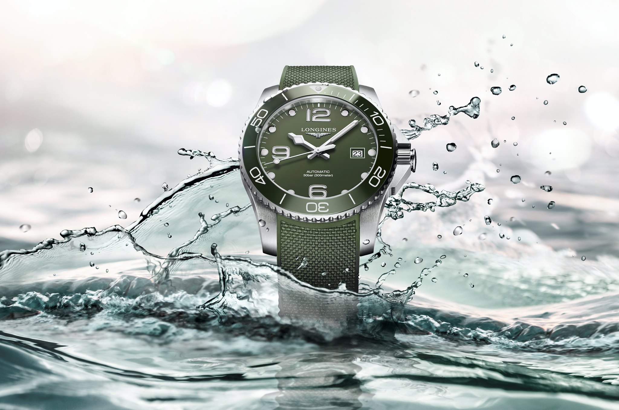 Consejos-basicos-para-comprar-un-reloj-Longines HydroConquest-Green-4