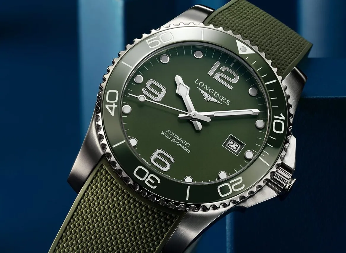 Longines HydroConquest verde khaki
