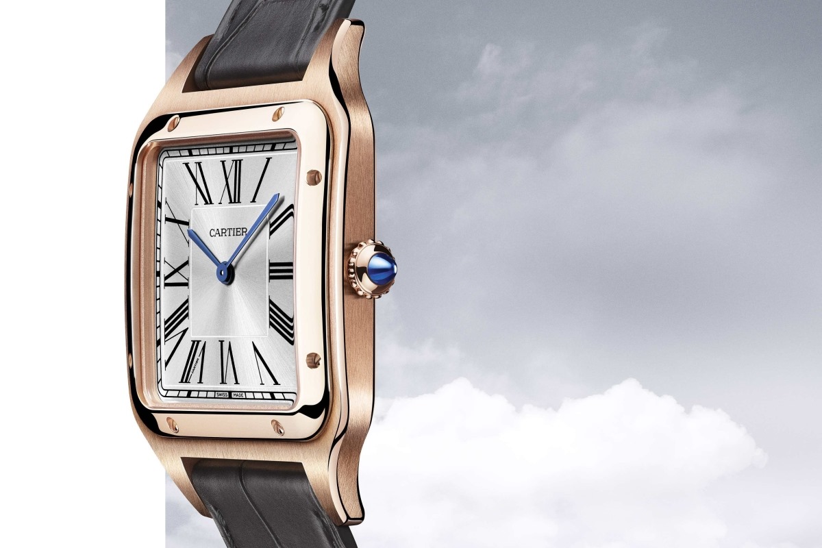 Cartier Santos-Dumont XL-lateral oro rosa