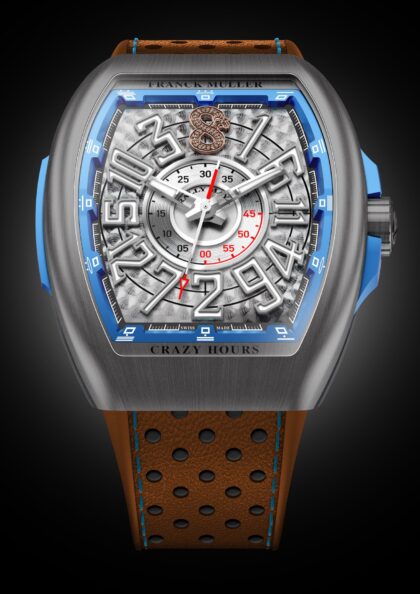 Franck Muller Vanguard Racing Crazy Hours acero titanio black Watches World Franck Muller Vanguard Racing Crazy Hours acero titanio black