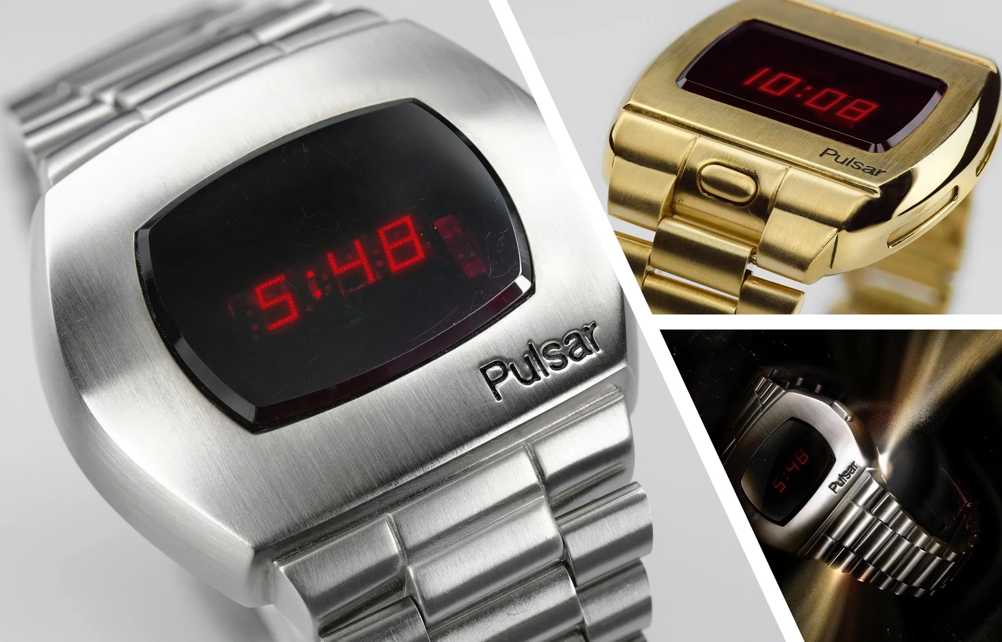 Historia de los relojes digitales con ejemplo de Pulsar de Hamilton