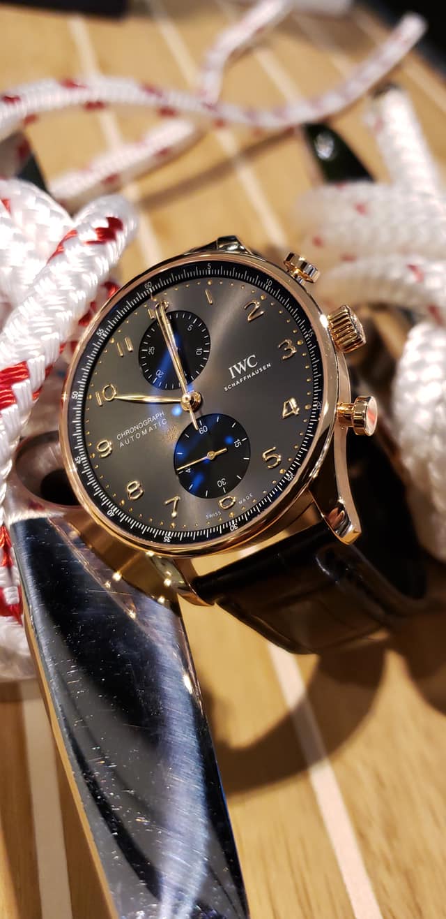 IWC Schaffhausen Portugieser Chronograph 2020boutique pre Watches and Wonders Watches World IWC Schaffhausen Portugieser Chronograph 2020 boutique pre Watches and Wonders