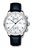 IWC Schaffhausen Portugieser Chronograph 2020caja de acero agujas azules y caratula plateada Watches World IWC Schaffhausen Portugieser Chronograph 2020 caja de acero agujas azules y caratula plateada
