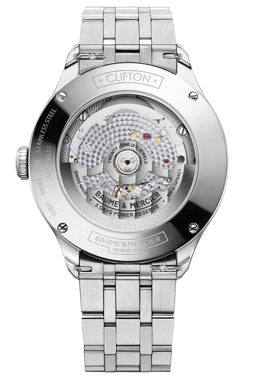 Baume et Mercier Clifton Baumatic Moon PhaseDate2020 Watches World