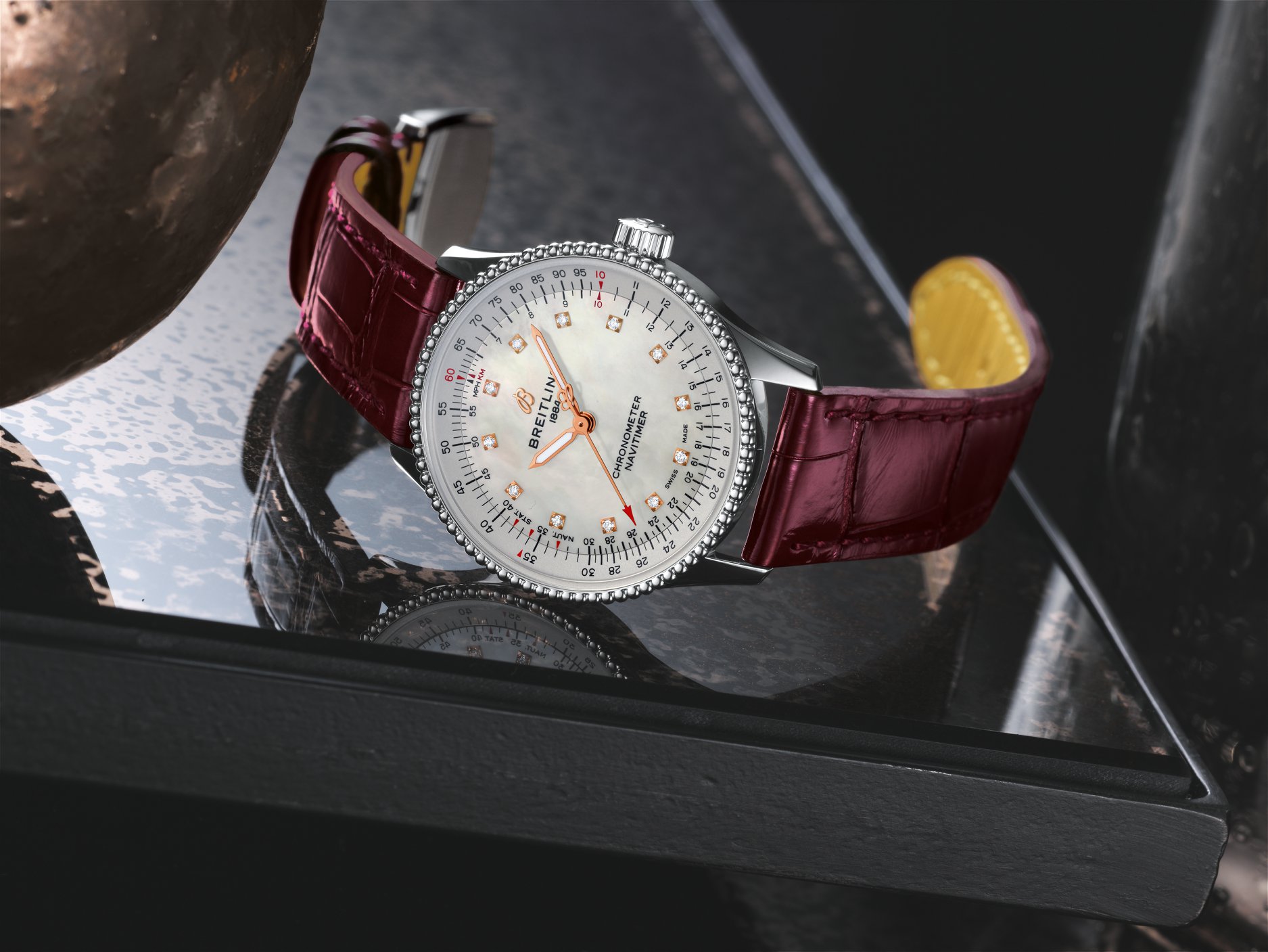 Breitling Navitimer Automatic 35 2020 madreperla burceos acero mood Watches World Breitling Navitimer Automatic 35 2020 madreperla burceos acero mood