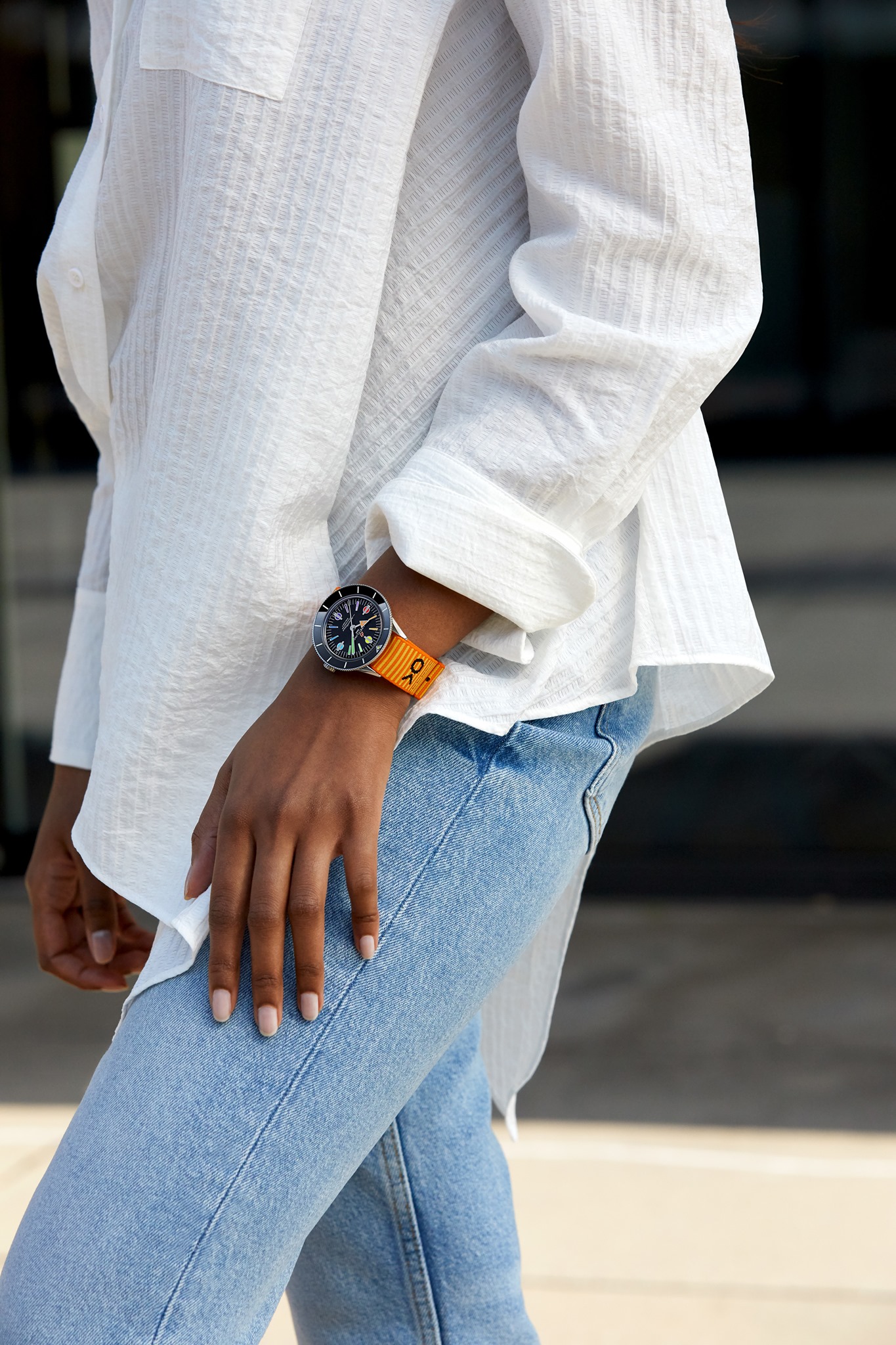 Breitling Superocean Heritage 57 Capsule Limited EditionNato Naranja girl Watches World