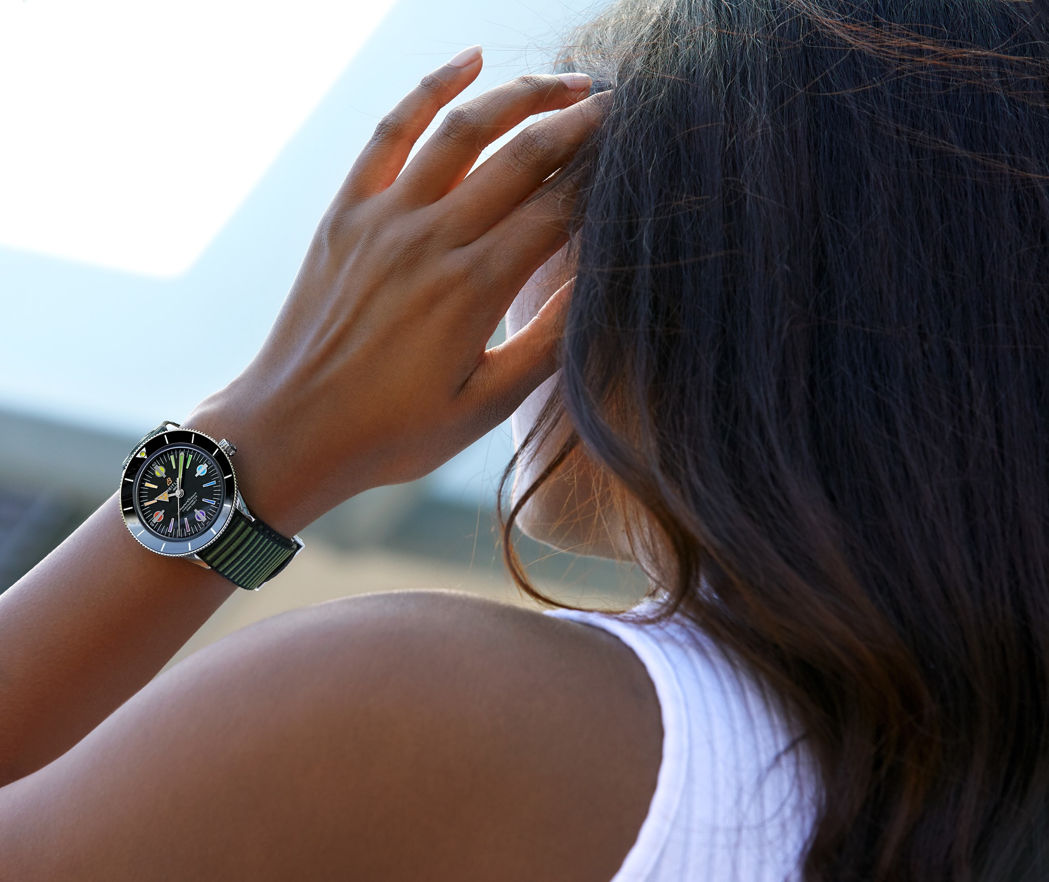 Breitling Superocean Heritage 57 Capsule Limited Edition Nato green Watches World Breitling Superocean Heritage 57 Capsule Limited Edition Nato green