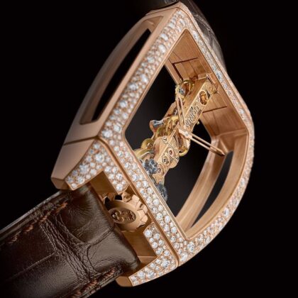 Corum Golden Bridge la historiaoro rosa y diamantes Watches World Corum Golden Bridge la historia oro rosa y diamantes