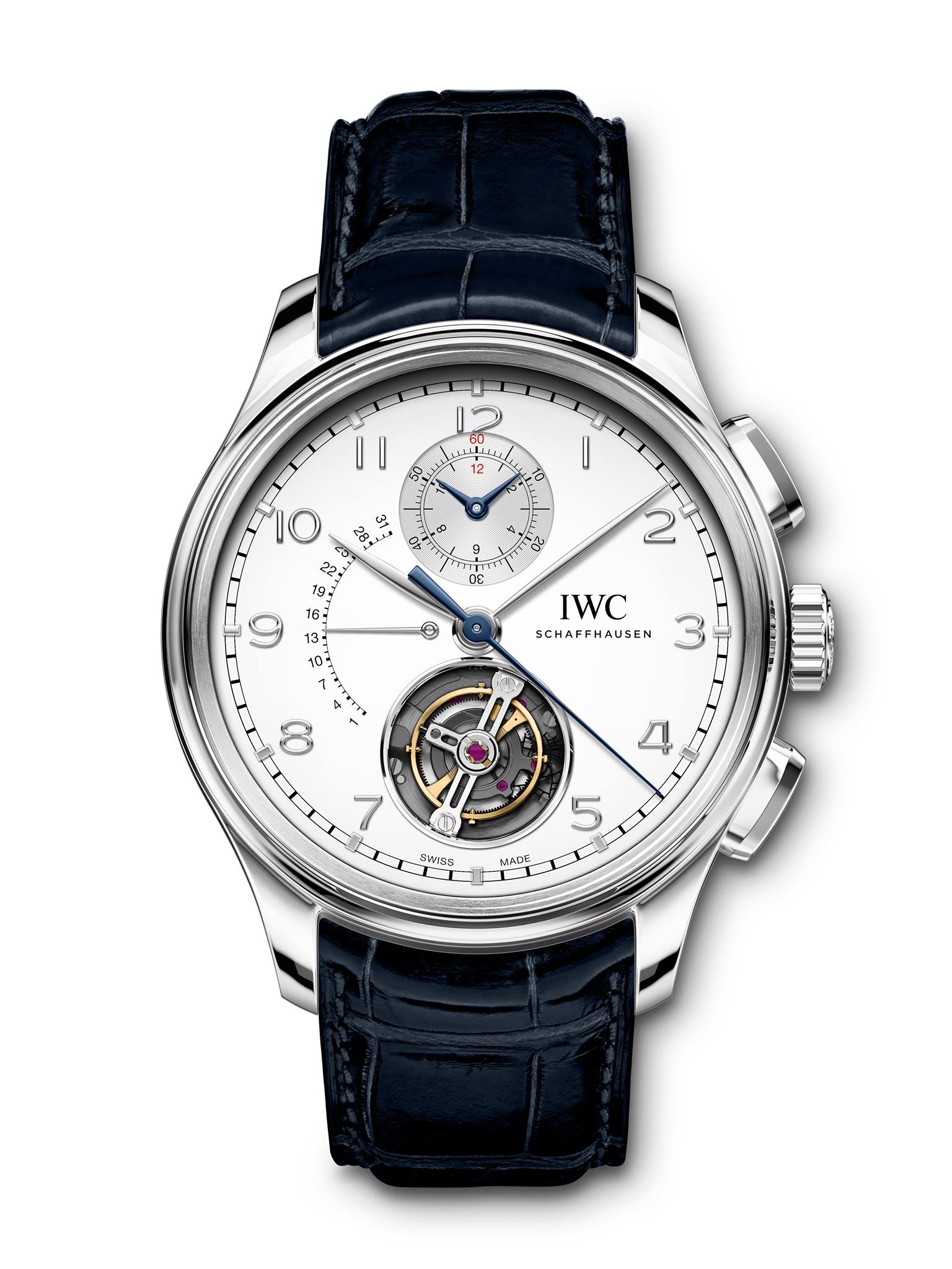 IWC Portugieser Tourbillon Retrograde Chronograph2020platino Watches World IWC Portugieser Tourbillon Retrograde Chronograph 2020 platino