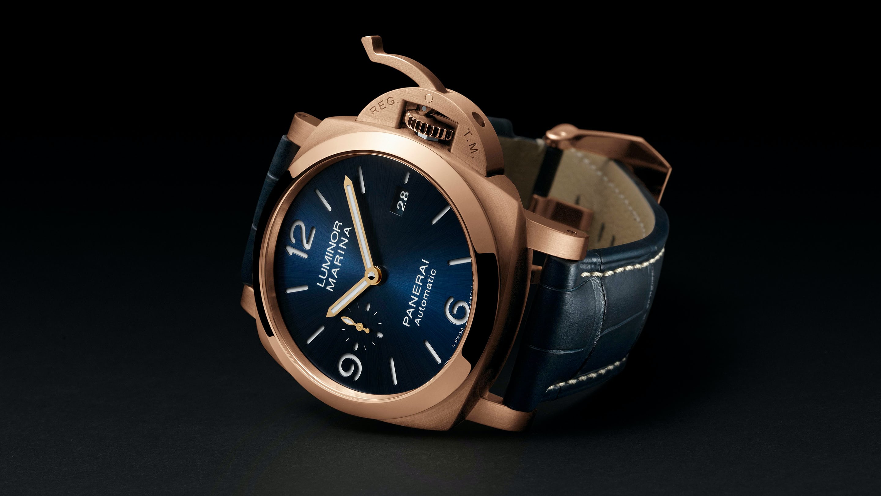 Panerai Luminor Marina 44 mm Goldtech Watches Wonders 20202 Watches World Panerai Luminor Marina 44 mm Goldtech Watches Wonders 2020 2