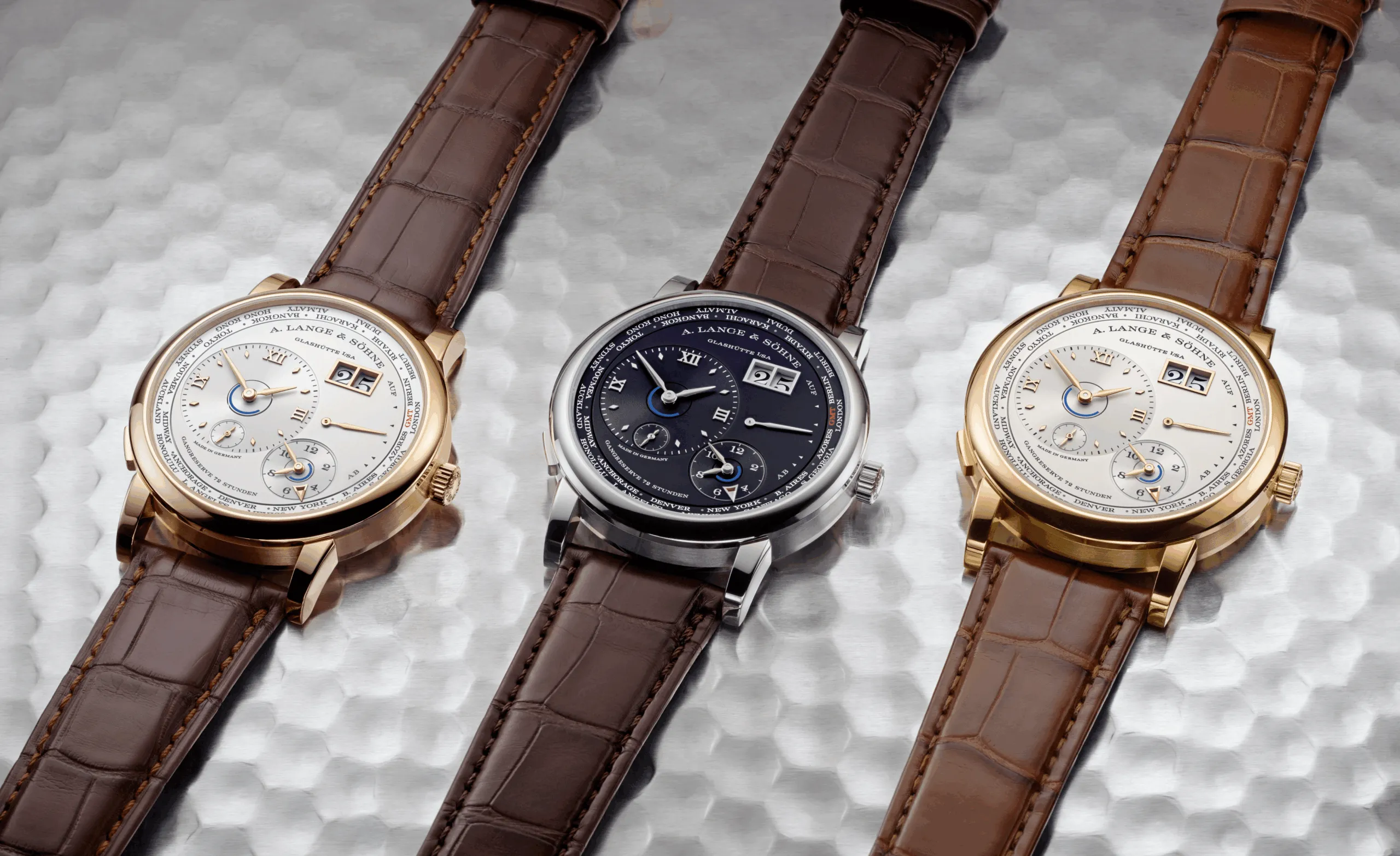 A Lange Sohne - Lange 1 Time Zone- trio