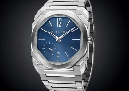Bvlgari Octo Finissimo Automatic Steel Blue Dial-slider
