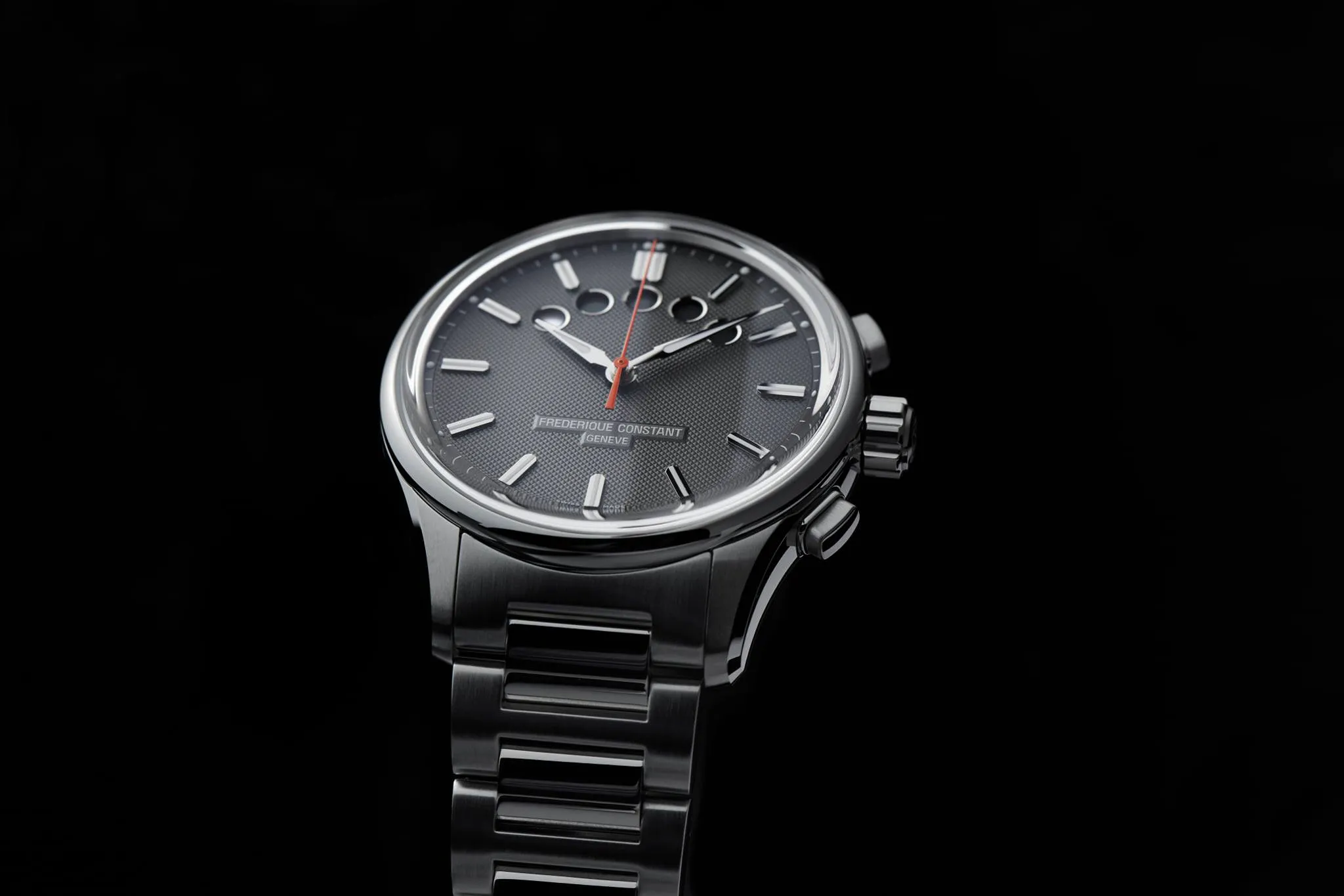 Frederique Constant Yacht Timer Regatta Countdown-fondo negro