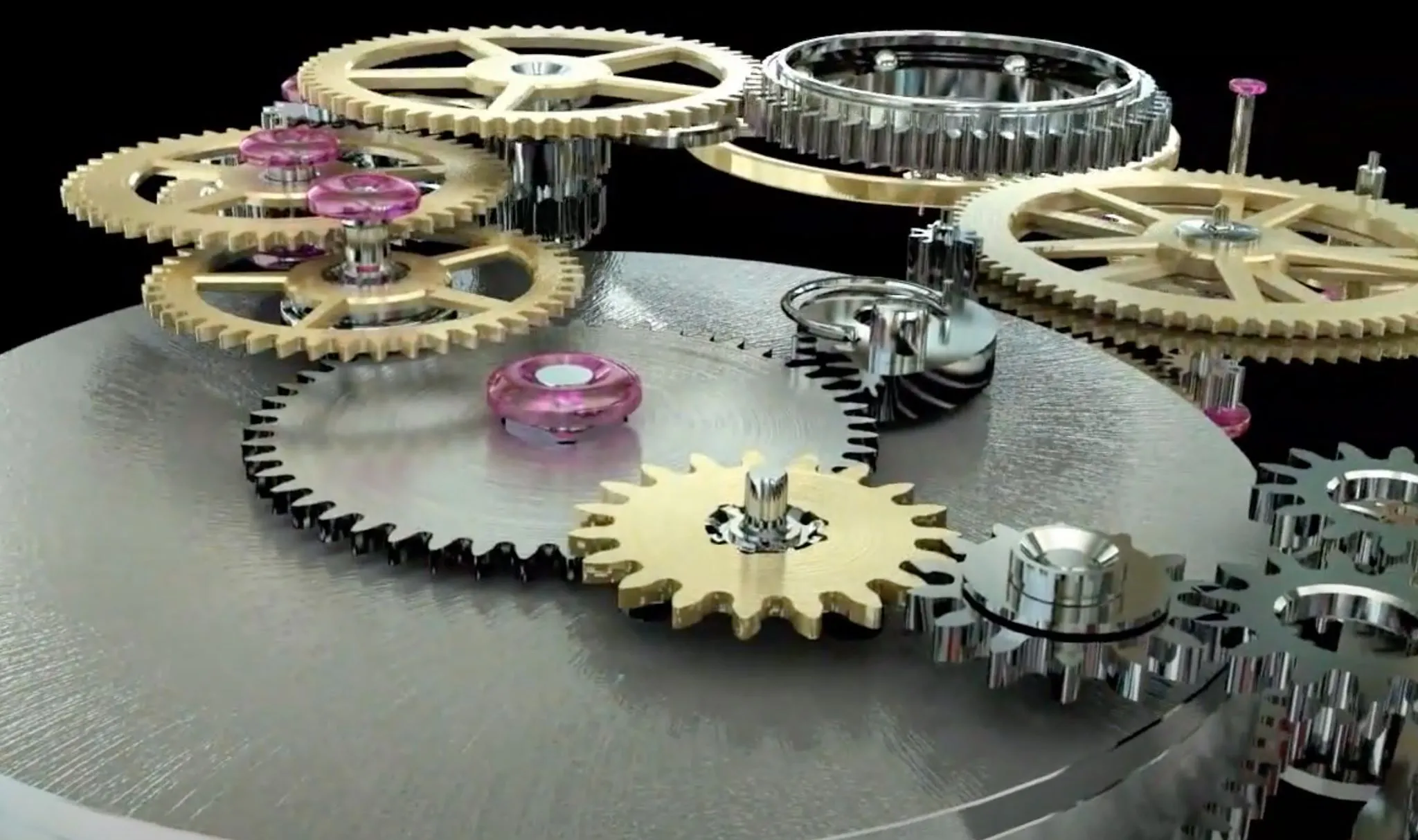 Tren de engranaje-lateral