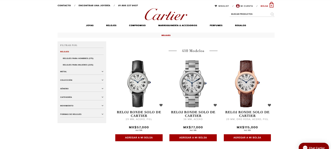 El referente del lujo lanza boutique en línea: Cartier.mx
