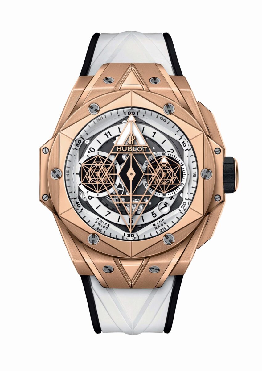 Hublot Big Bang Sang Bleu II White- King Gold-