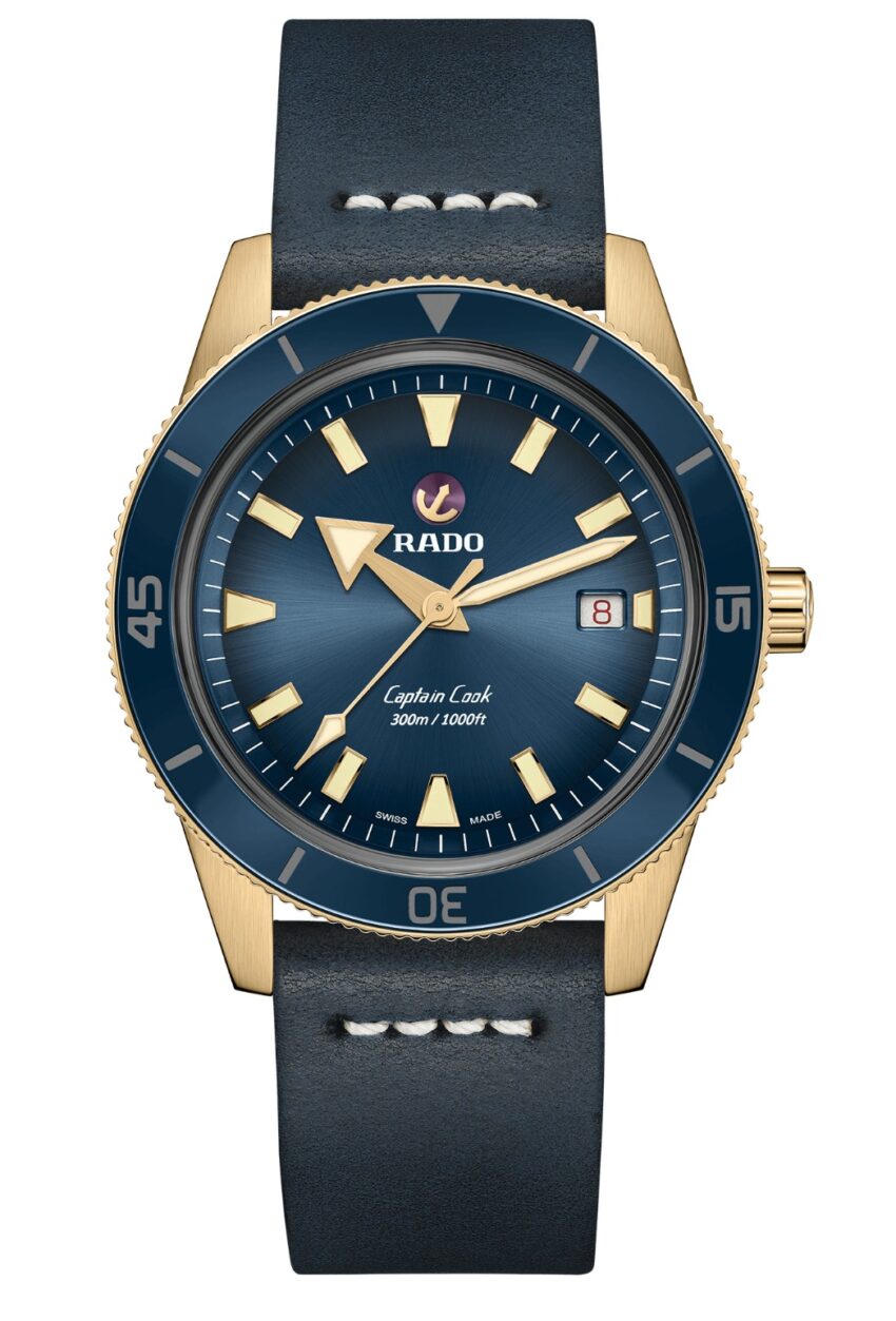 Rado Captain Cook Bronze blue soldat Watches World