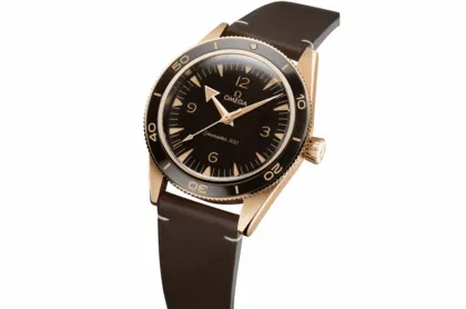 Omega Seamaster 300 a la lupa bronze gold