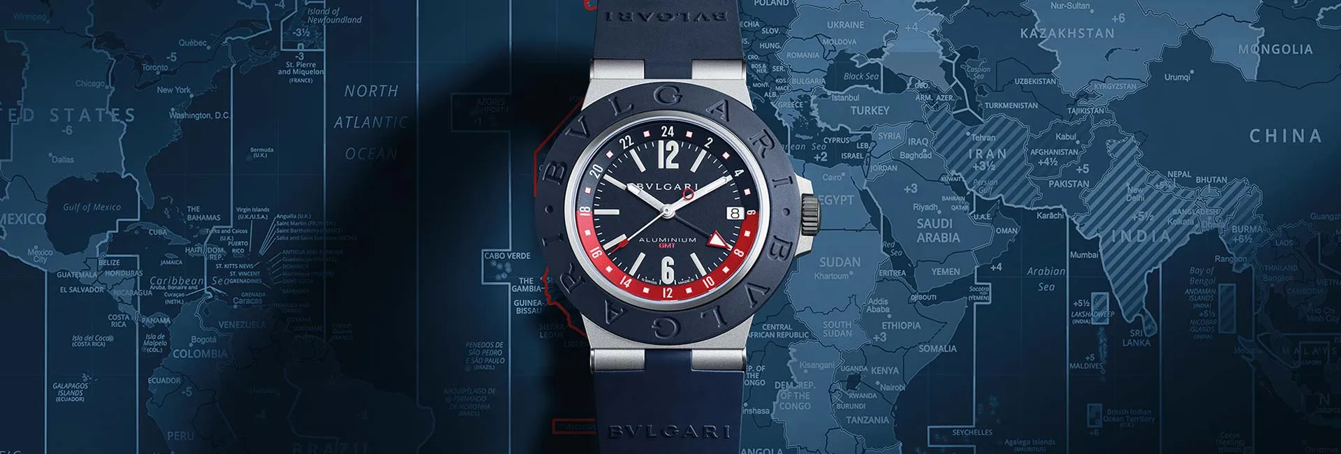 Bvlgari Time Zones Aluminium GMT