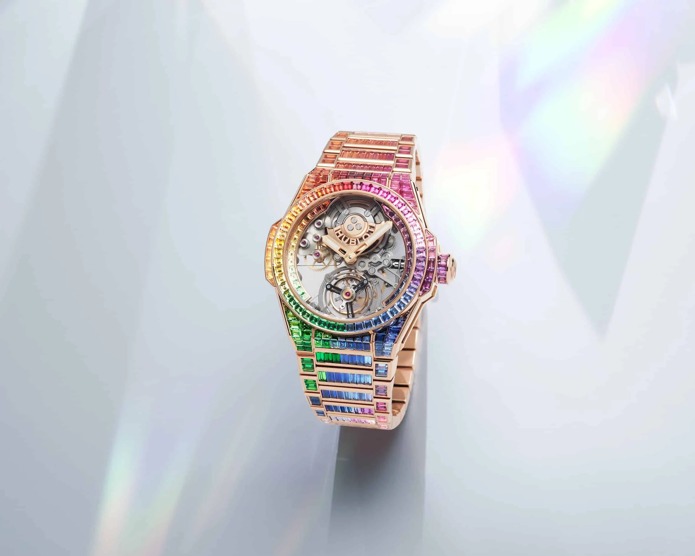 Hublot Big Bang Integral Tourbillon Rainbow King Gold 2