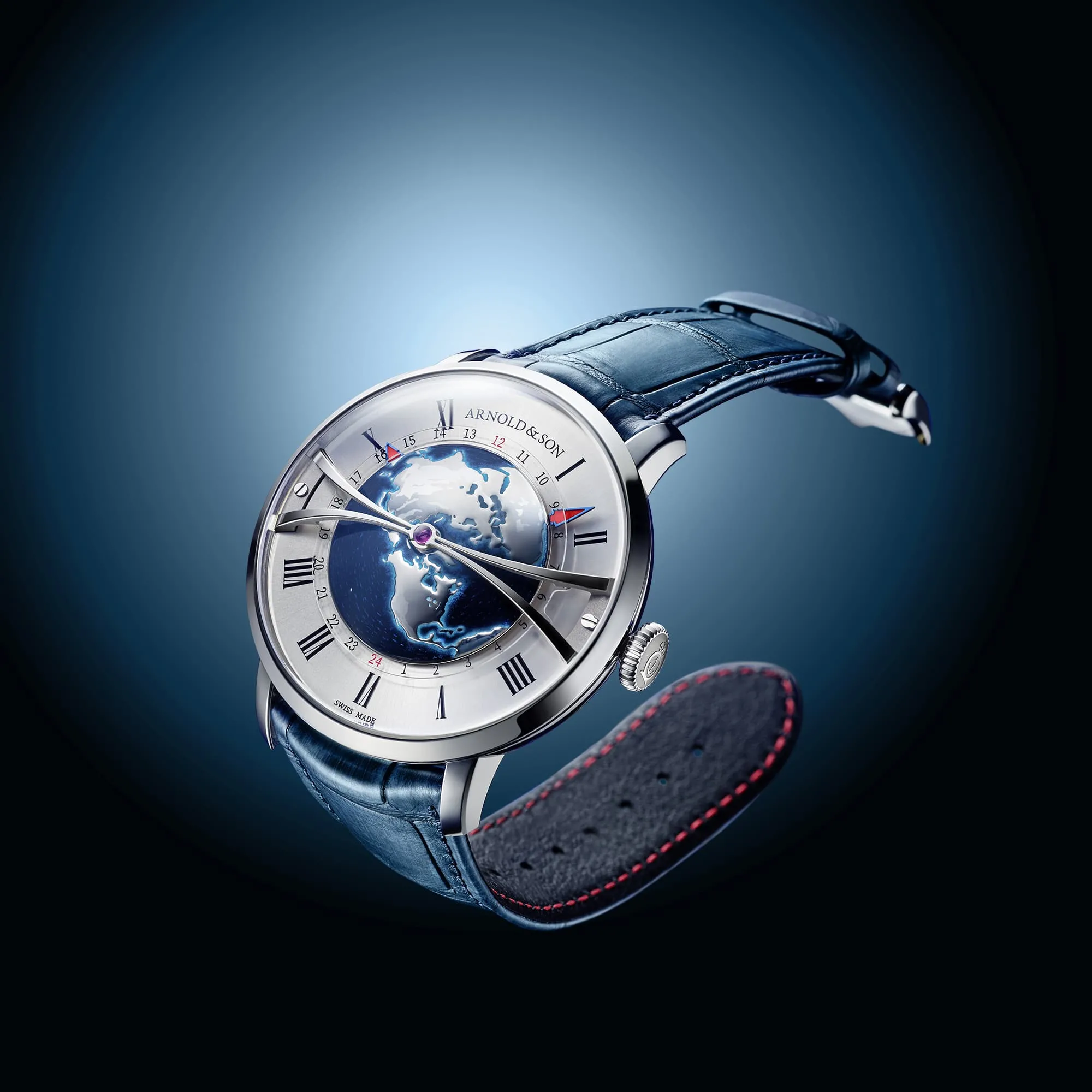 Arnold & Son Globetrotter Steel