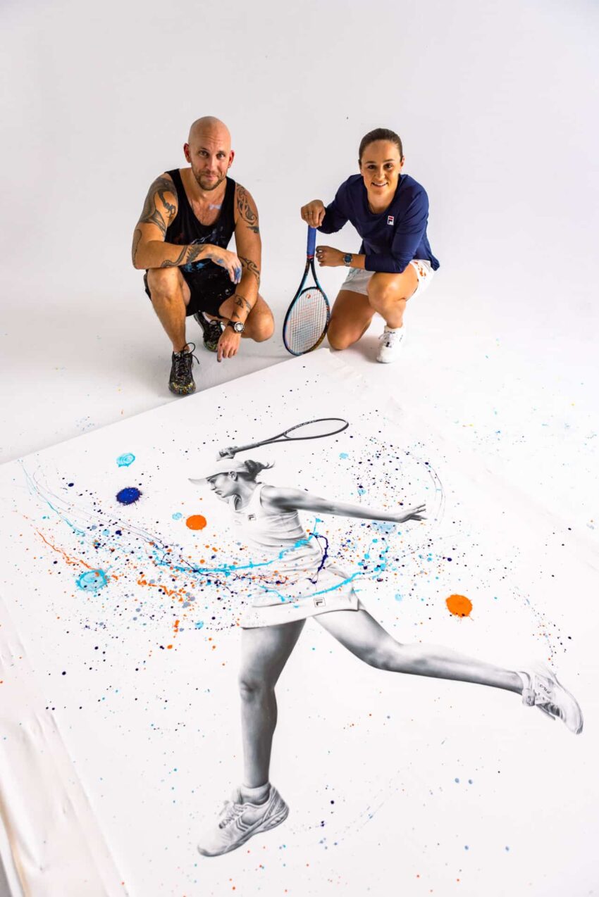 Ash Barty y Ashvin Harrison9 Watches World