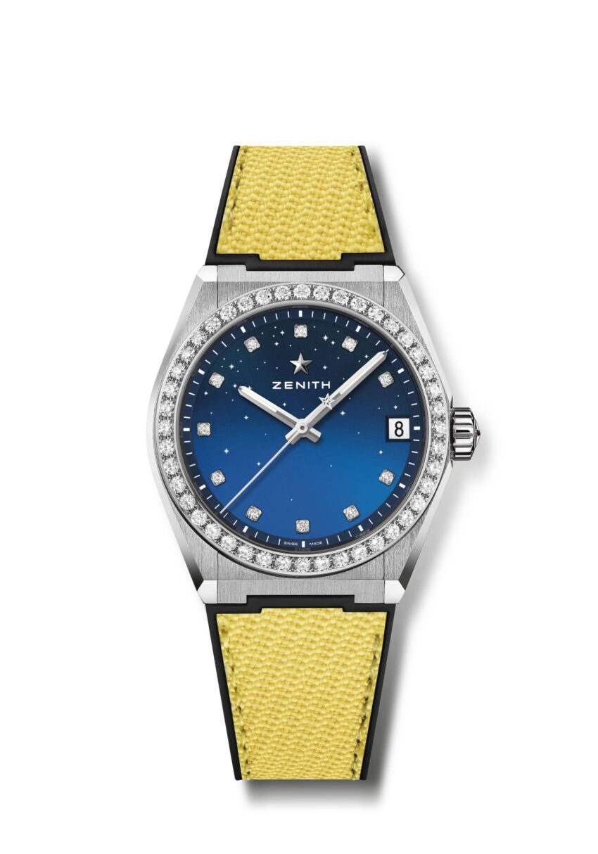 DEFYMIDNIGHTBLUESUNFLOWERNONASOURCESTRAP Watches World