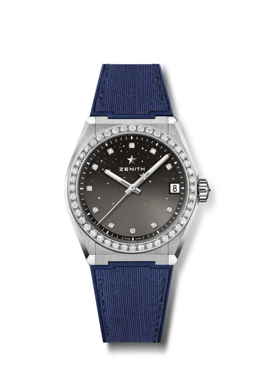 DEFYMIDNIGHTGREYDIALBLUENIGHTNONASOURCESTRAP Watches World