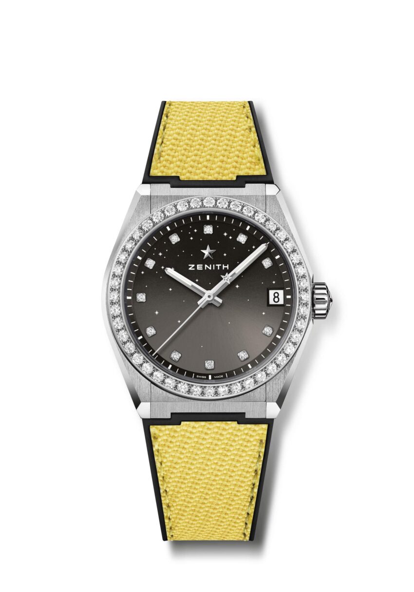 DEFYMIDNIGHTGREYSUNFLOWERNONASOURCESTRAP Watches World